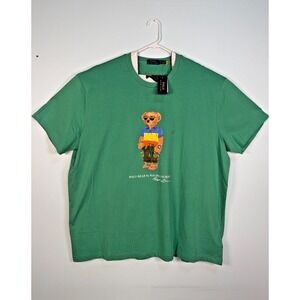 Polo Ralph Lauren‎ Classic Fit Beach Bear Graphic Jersey T-shirt Men's 3XB